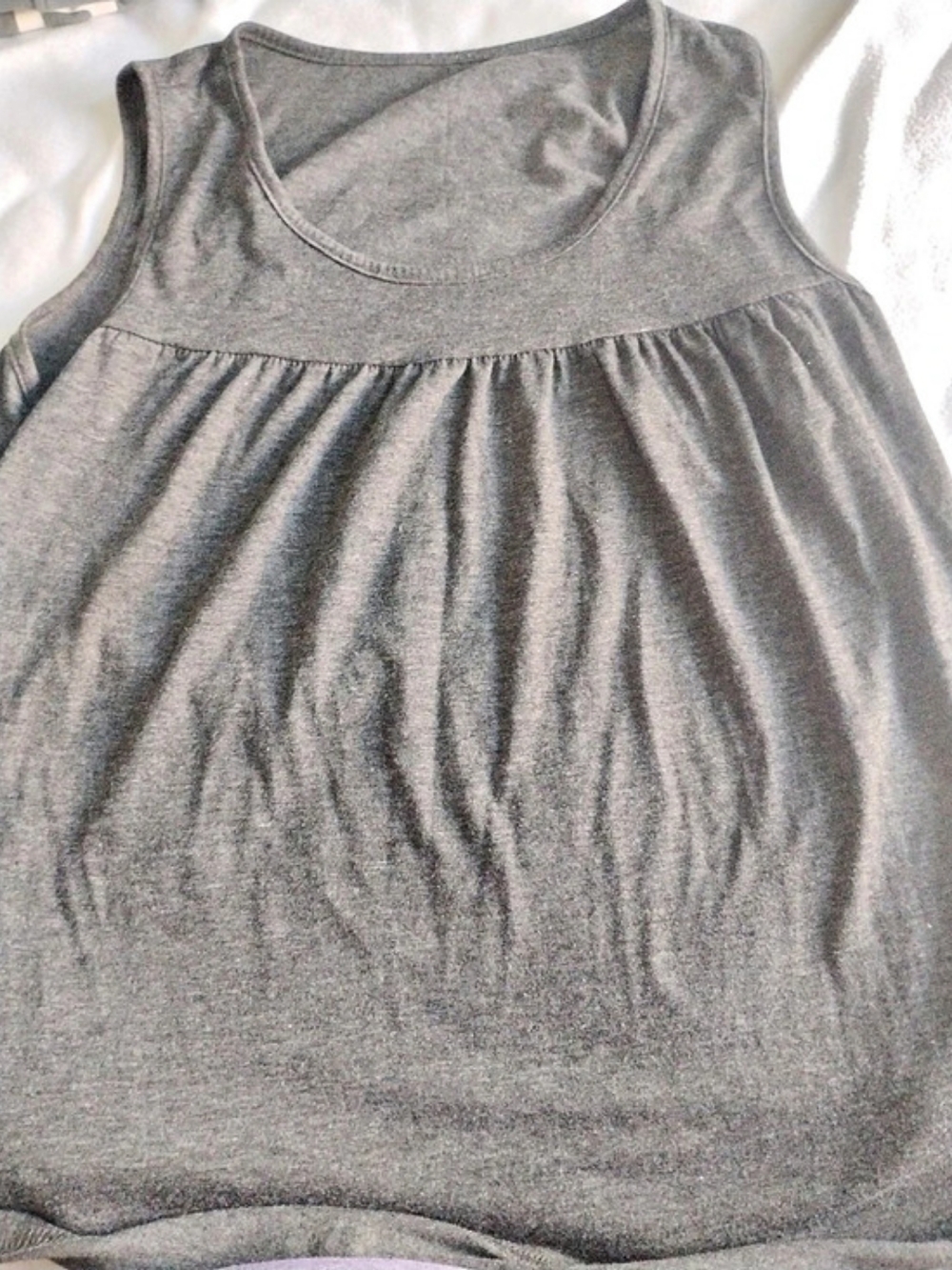 Gray Tank Top Size Large Like New